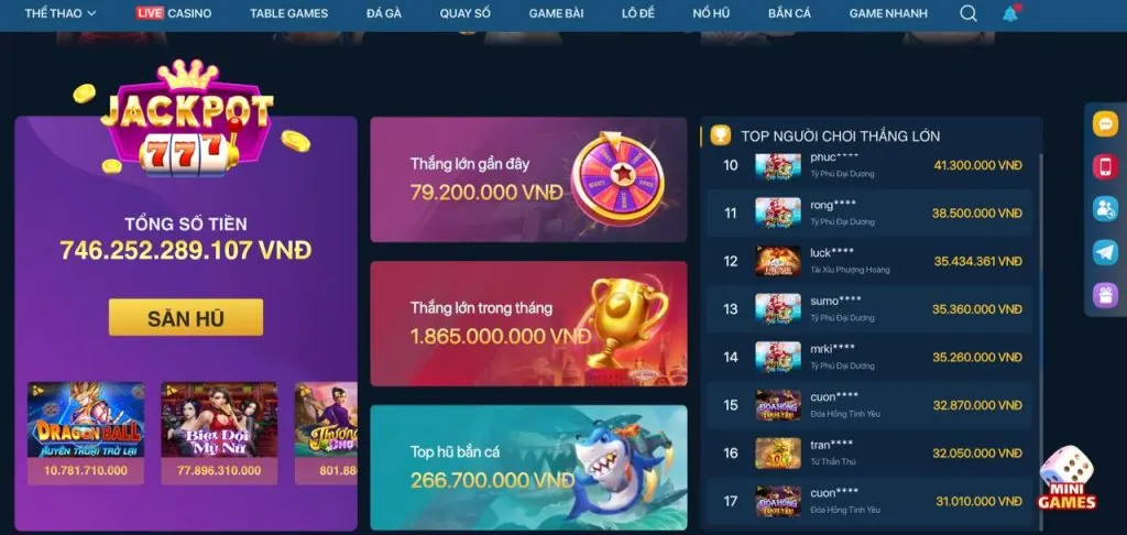 Công bằng trò chơi RNG tại 888win